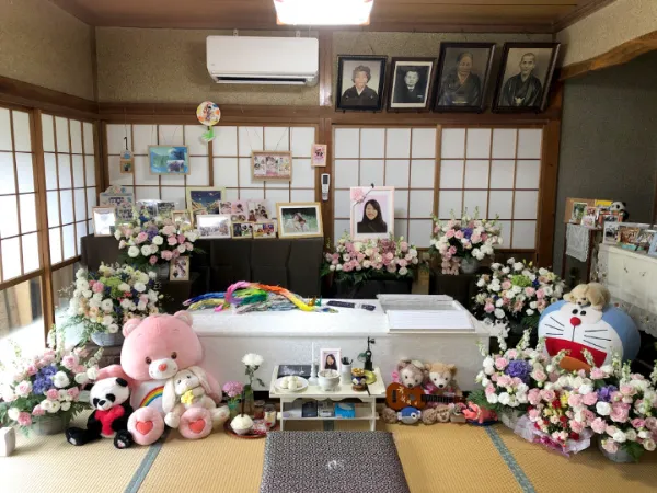 茨城県行方市での自宅葬